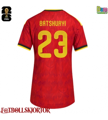 Belgien Michy Batshuayi #23 Hemmatröja Dam VM 2026 Kortärmad